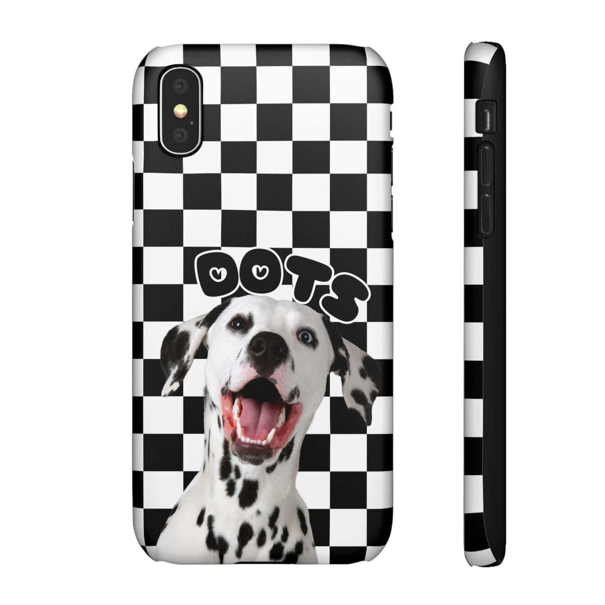 Dalmatian 'Dots' Checkerboard Phone Case