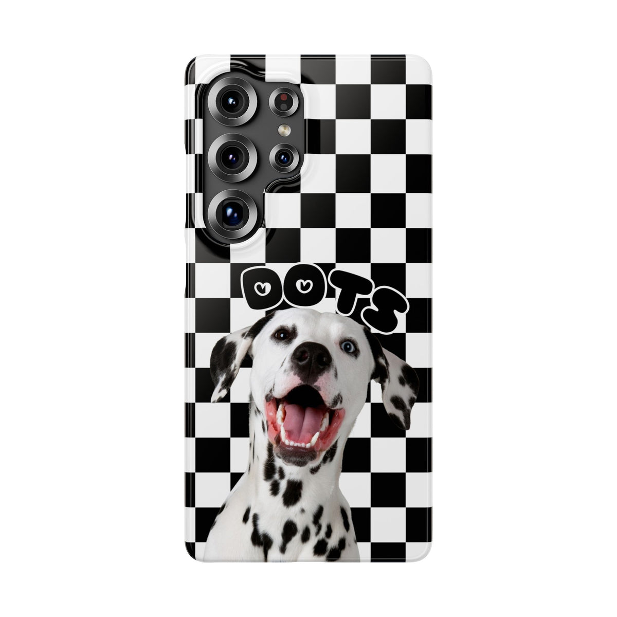 Dalmatian 'Dots' Checkerboard Phone Case