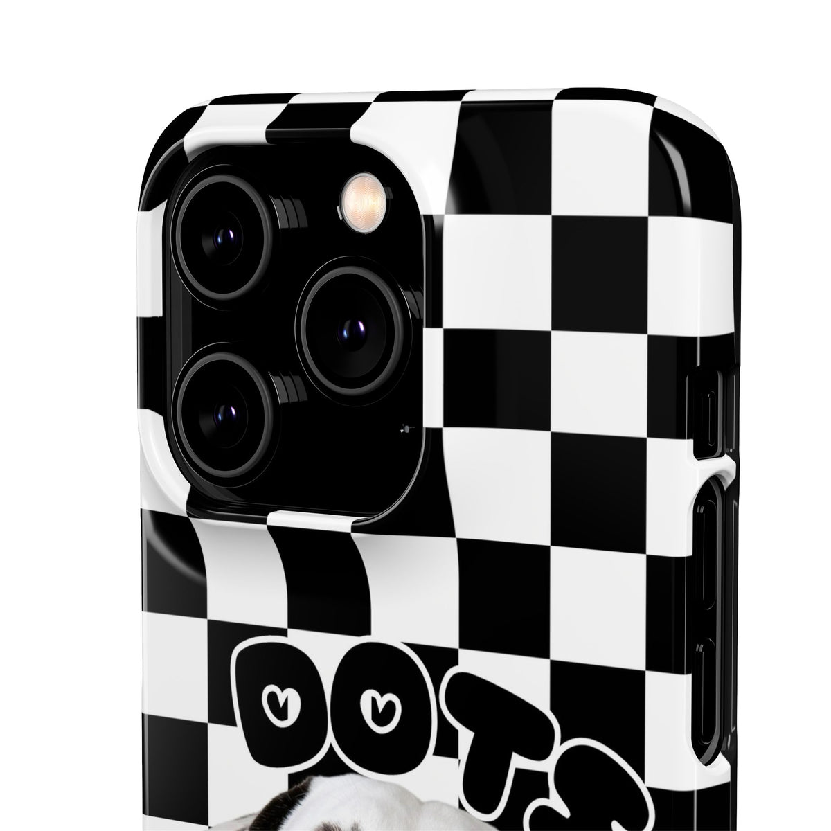 Dalmatian 'Dots' Checkerboard Phone Case