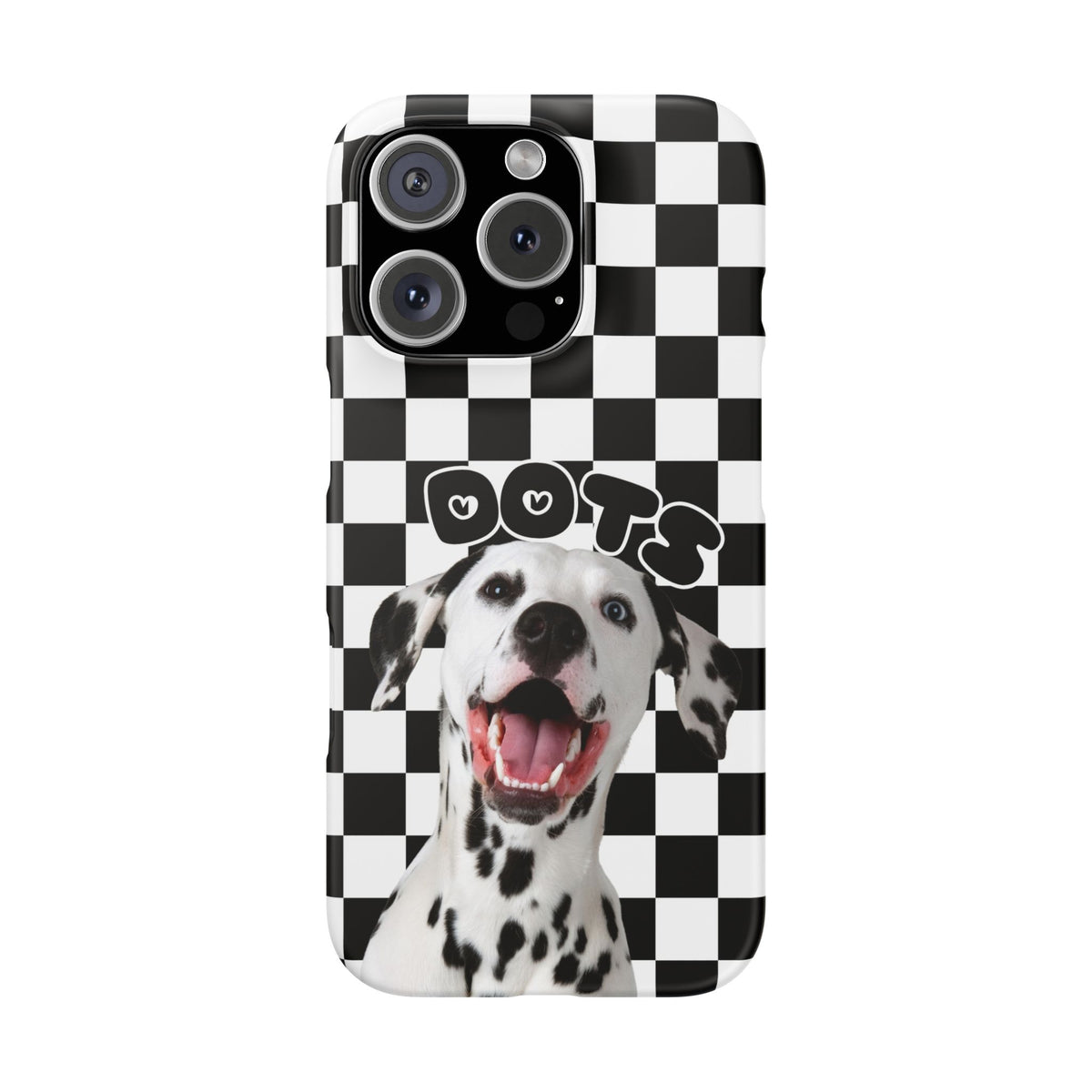 Dalmatian 'Dots' Checkerboard Phone Case