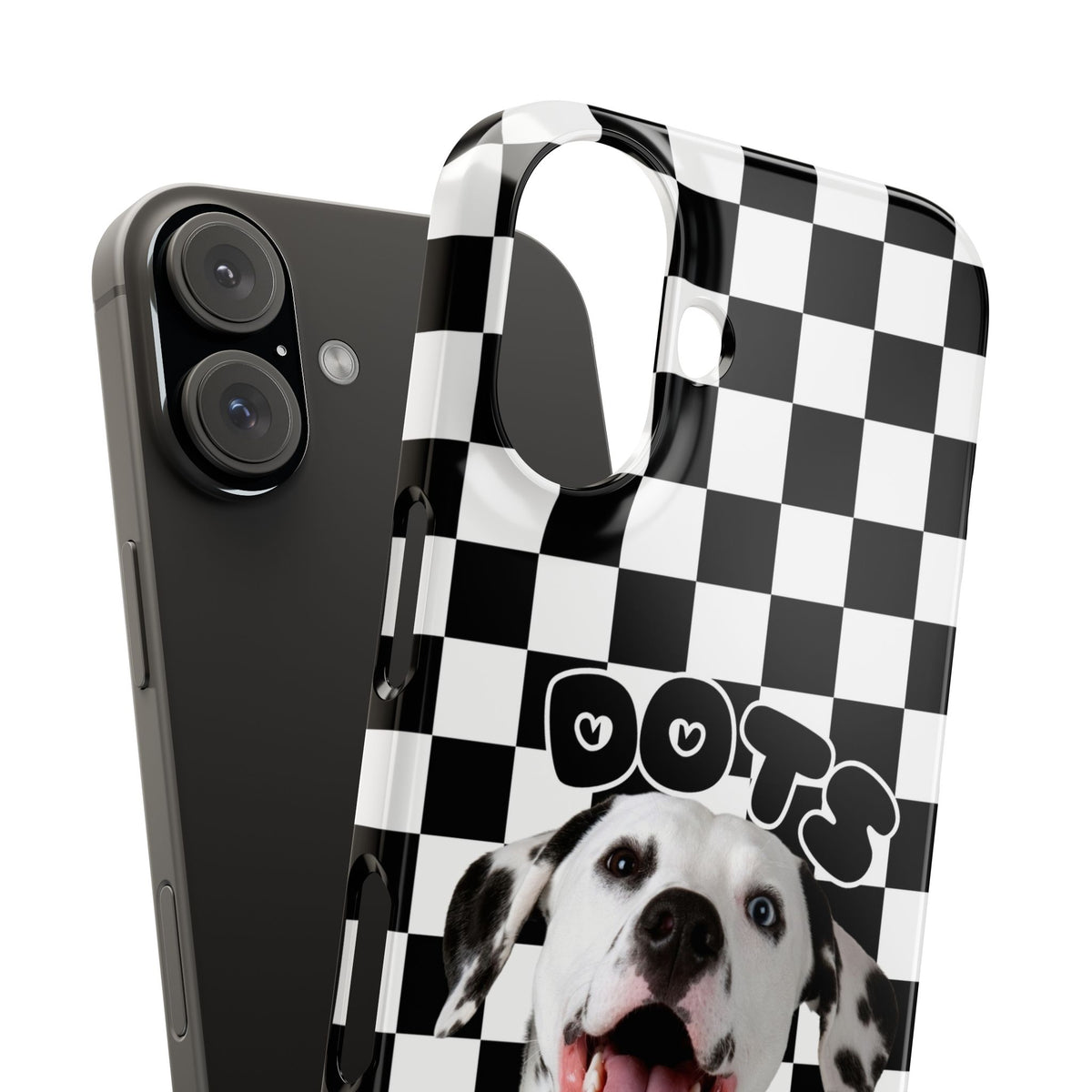 Dalmatian 'Dots' Checkerboard Phone Case