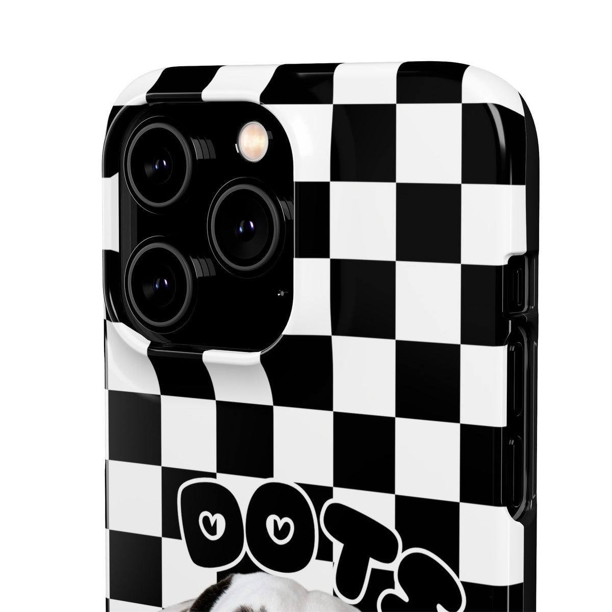 Dalmatian 'Dots' Checkerboard Phone Case