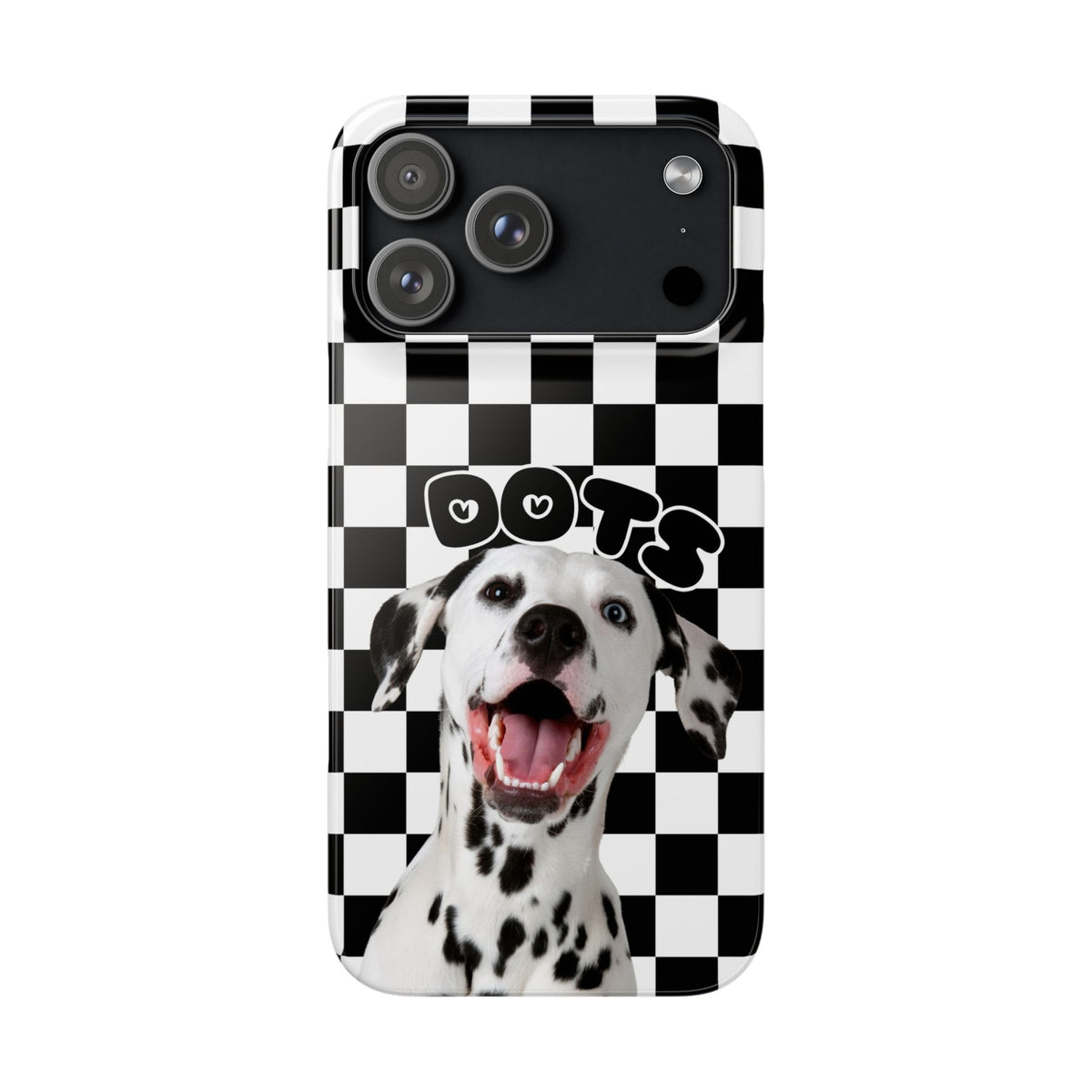 Dalmatian 'Dots' Checkerboard Phone Case