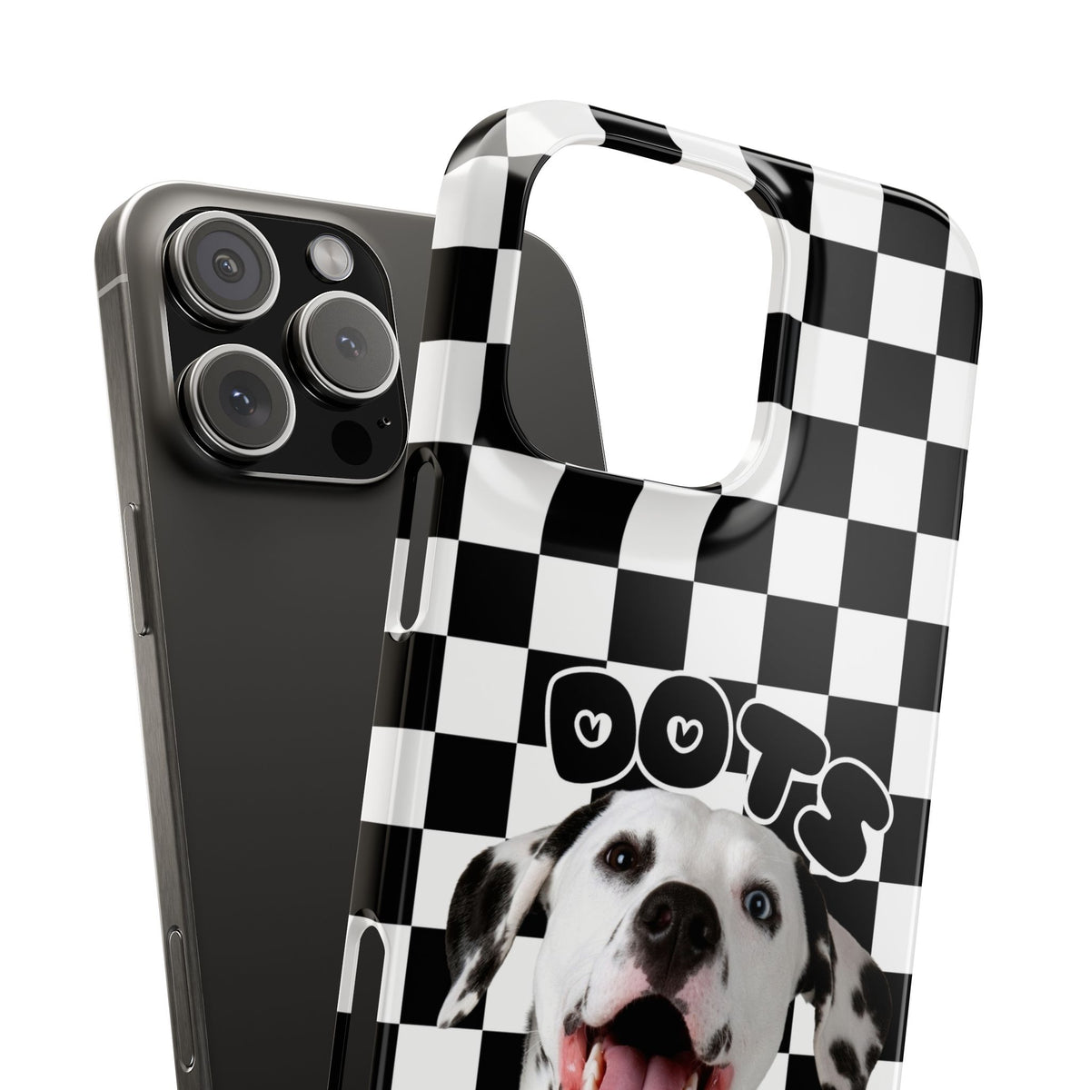 Dalmatian 'Dots' Checkerboard Phone Case