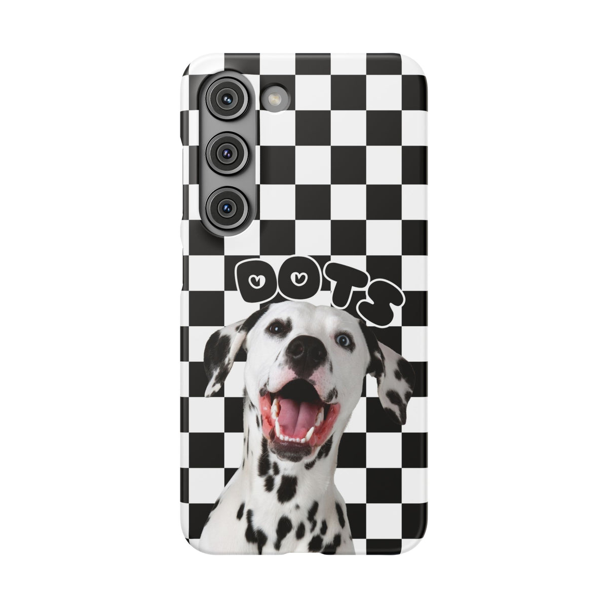 Dalmatian 'Dots' Checkerboard Phone Case