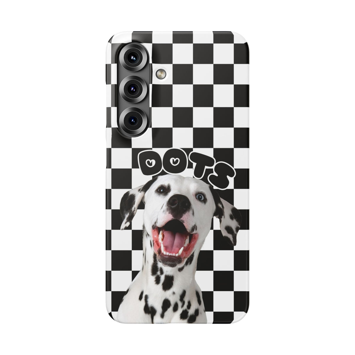 Dalmatian 'Dots' Checkerboard Phone Case