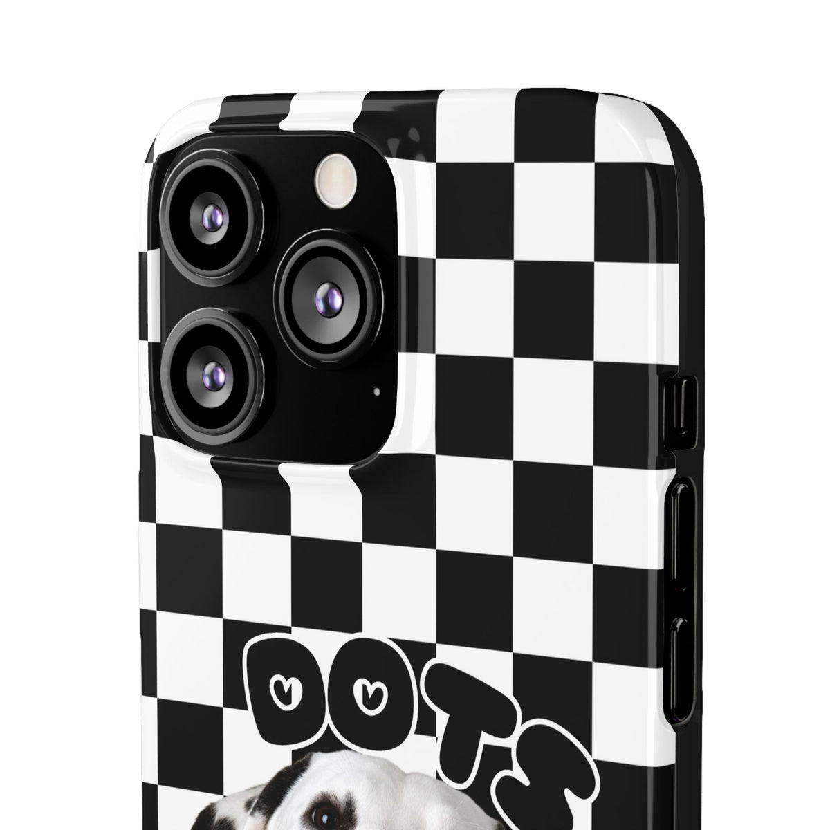 Dalmatian 'Dots' Checkerboard Phone Case