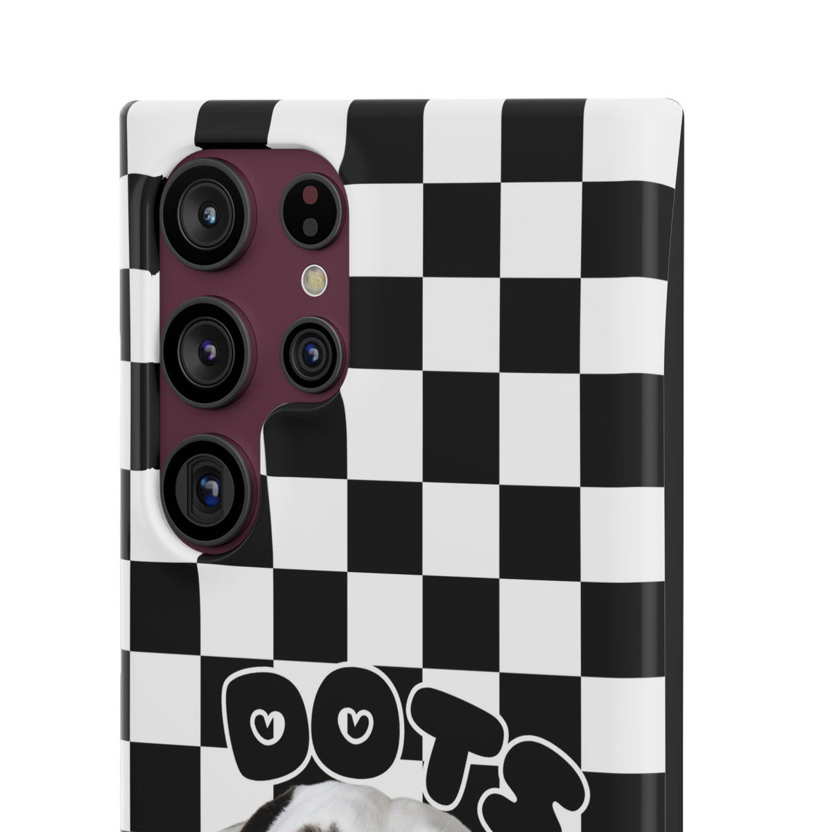 Dalmatian 'Dots' Checkerboard Phone Case