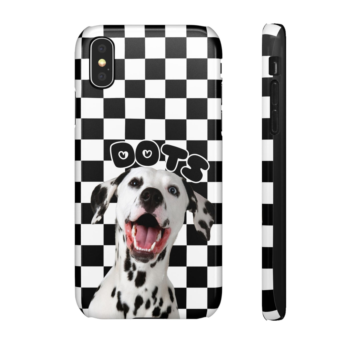 Dalmatian 'Dots' Checkerboard Phone Case