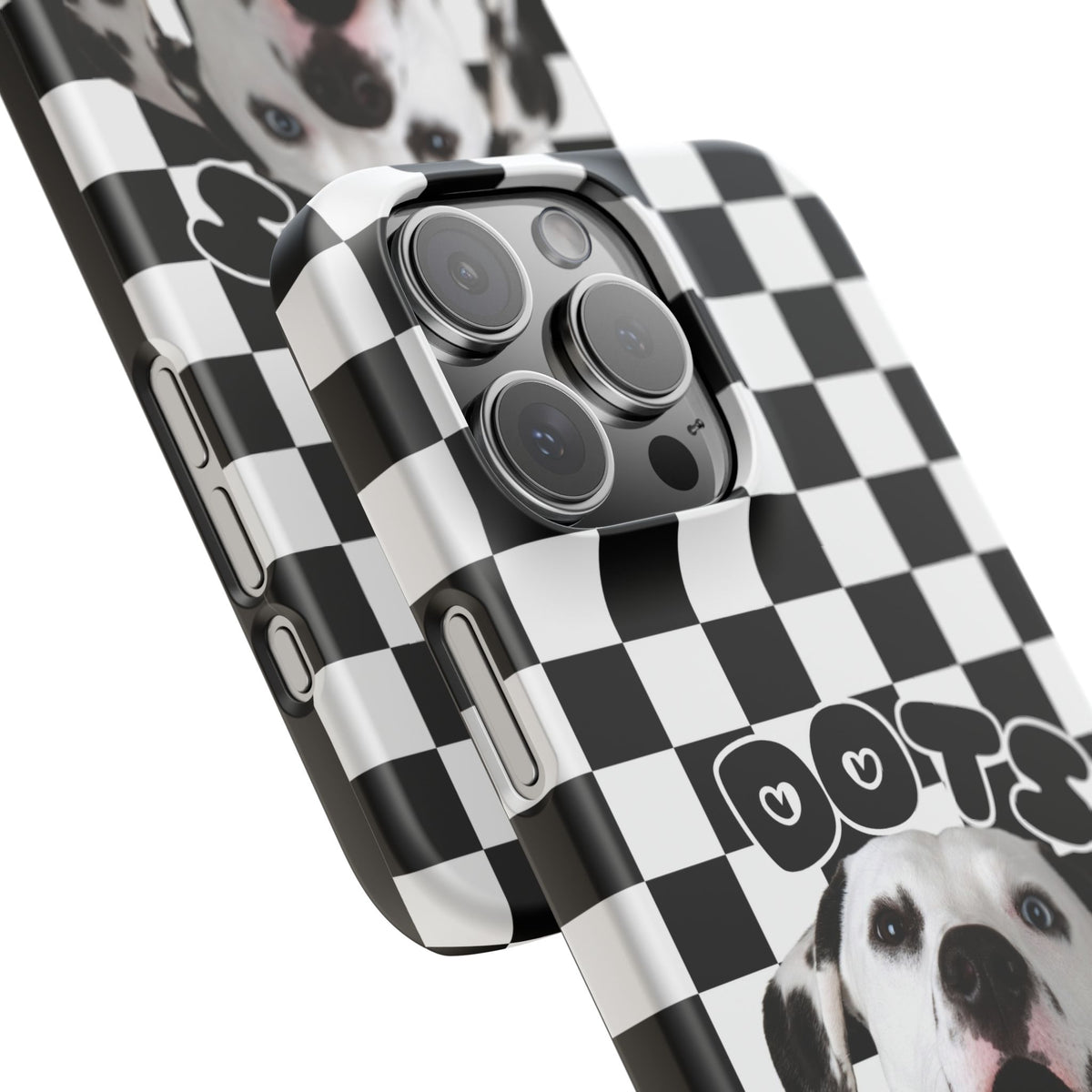 Dalmatian 'Dots' Checkerboard Phone Case