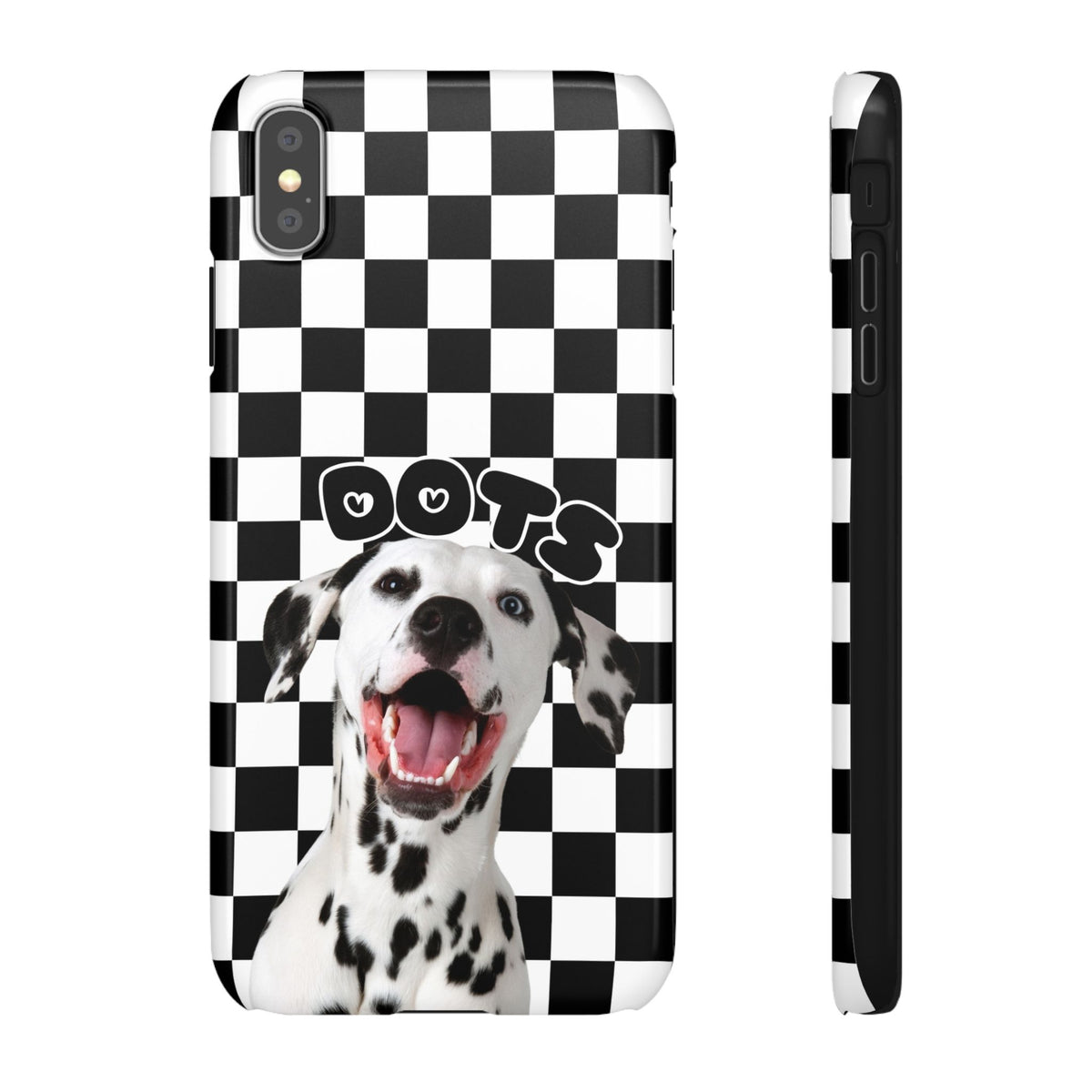 Dalmatian 'Dots' Checkerboard Phone Case