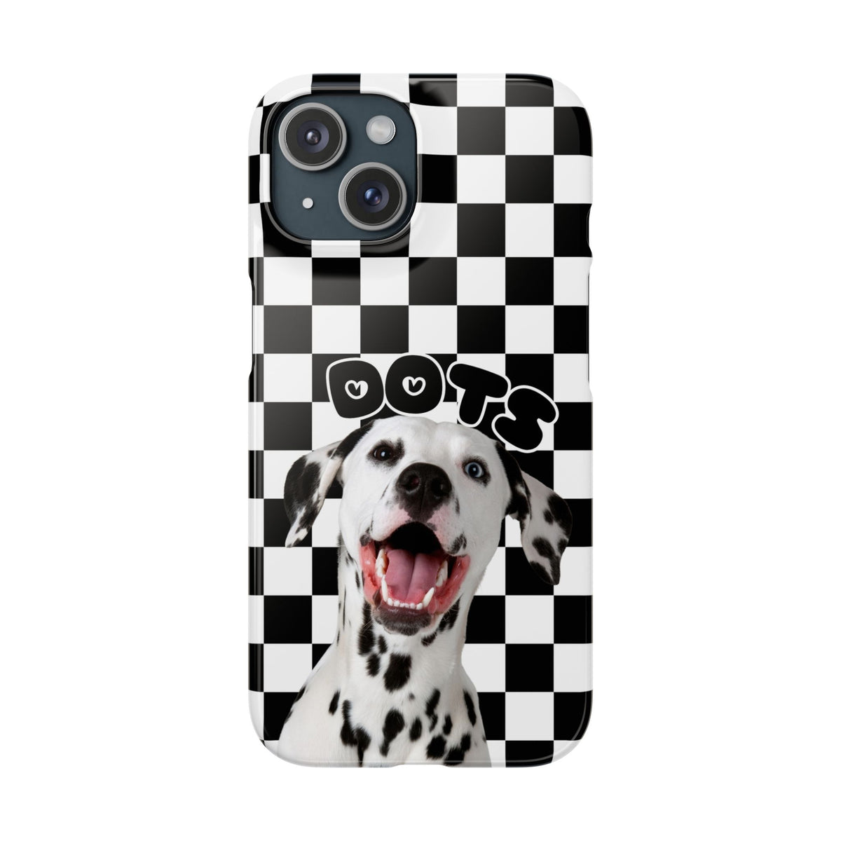 Dalmatian 'Dots' Checkerboard Phone Case