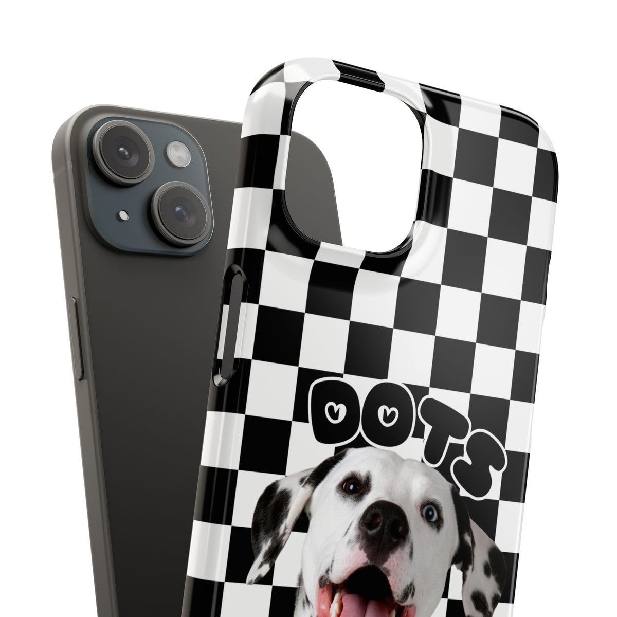Dalmatian 'Dots' Checkerboard Phone Case