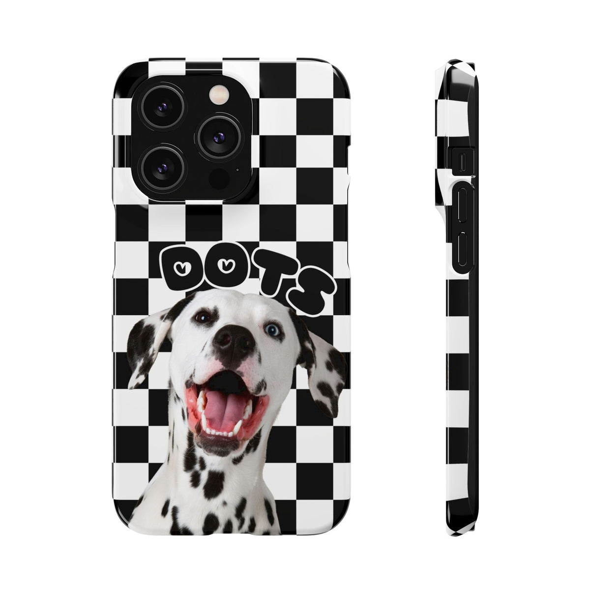 Dalmatian 'Dots' Checkerboard Phone Case