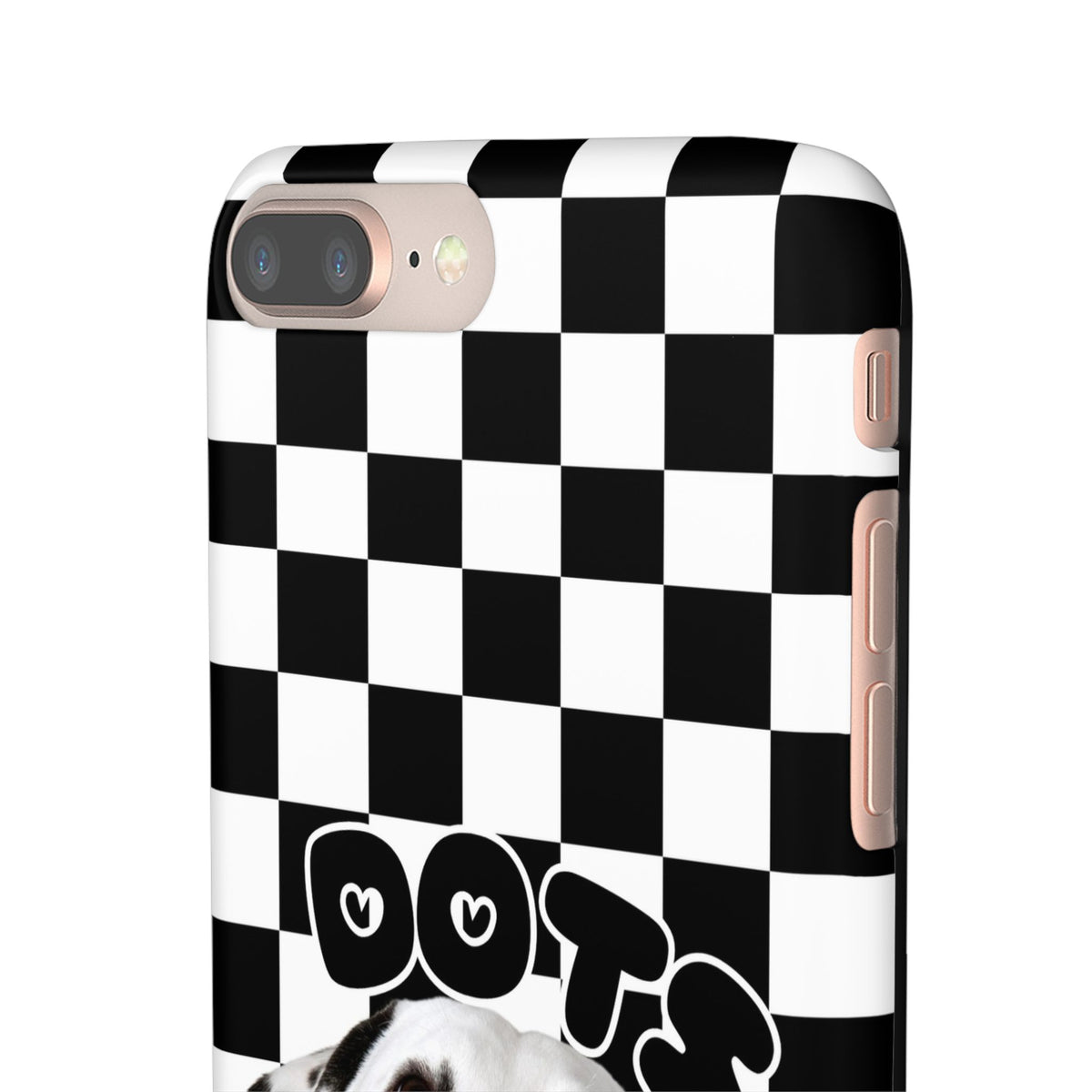 Dalmatian 'Dots' Checkerboard Phone Case