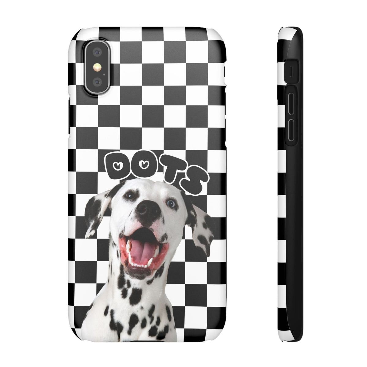 Dalmatian 'Dots' Checkerboard Phone Case