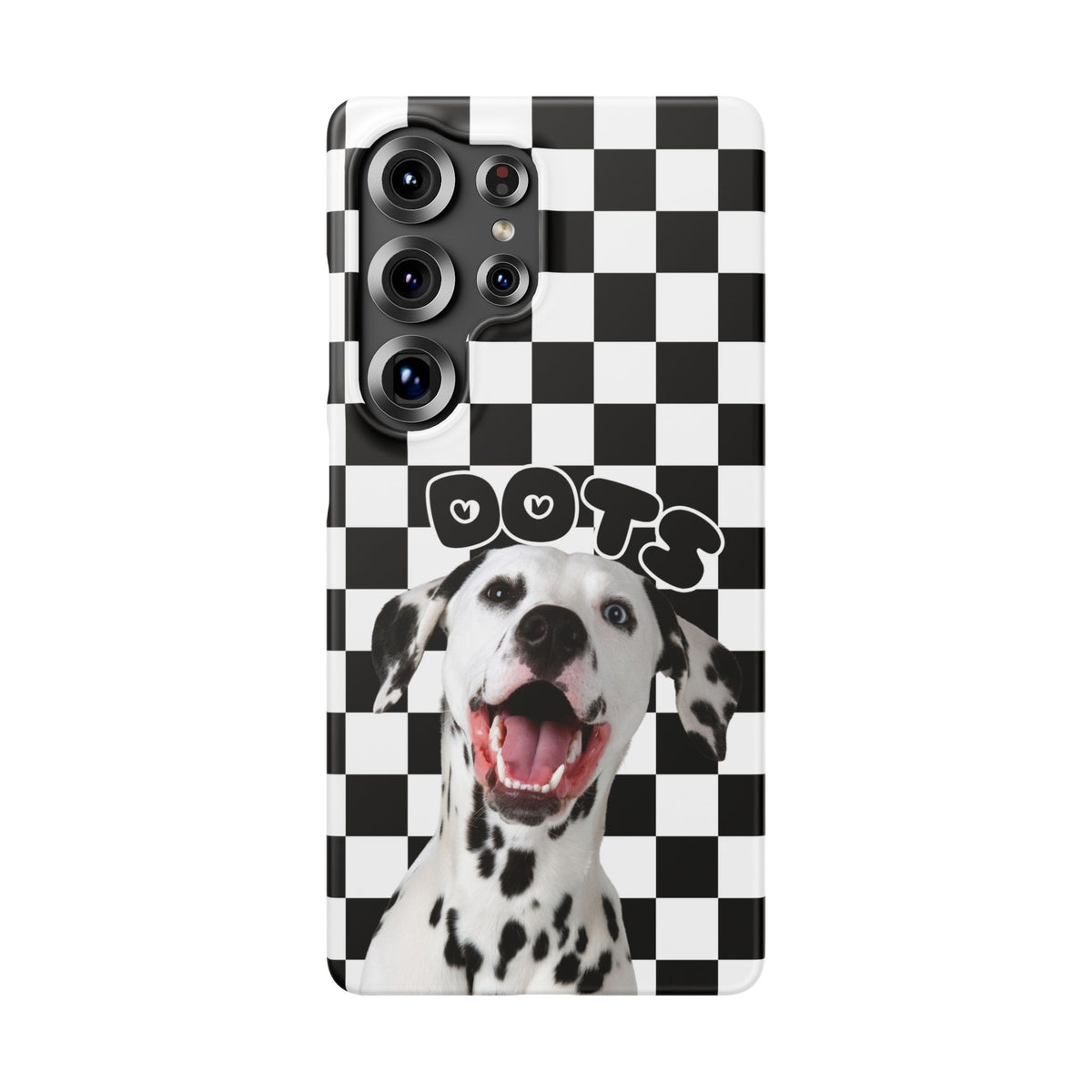 Dalmatian 'Dots' Checkerboard Phone Case
