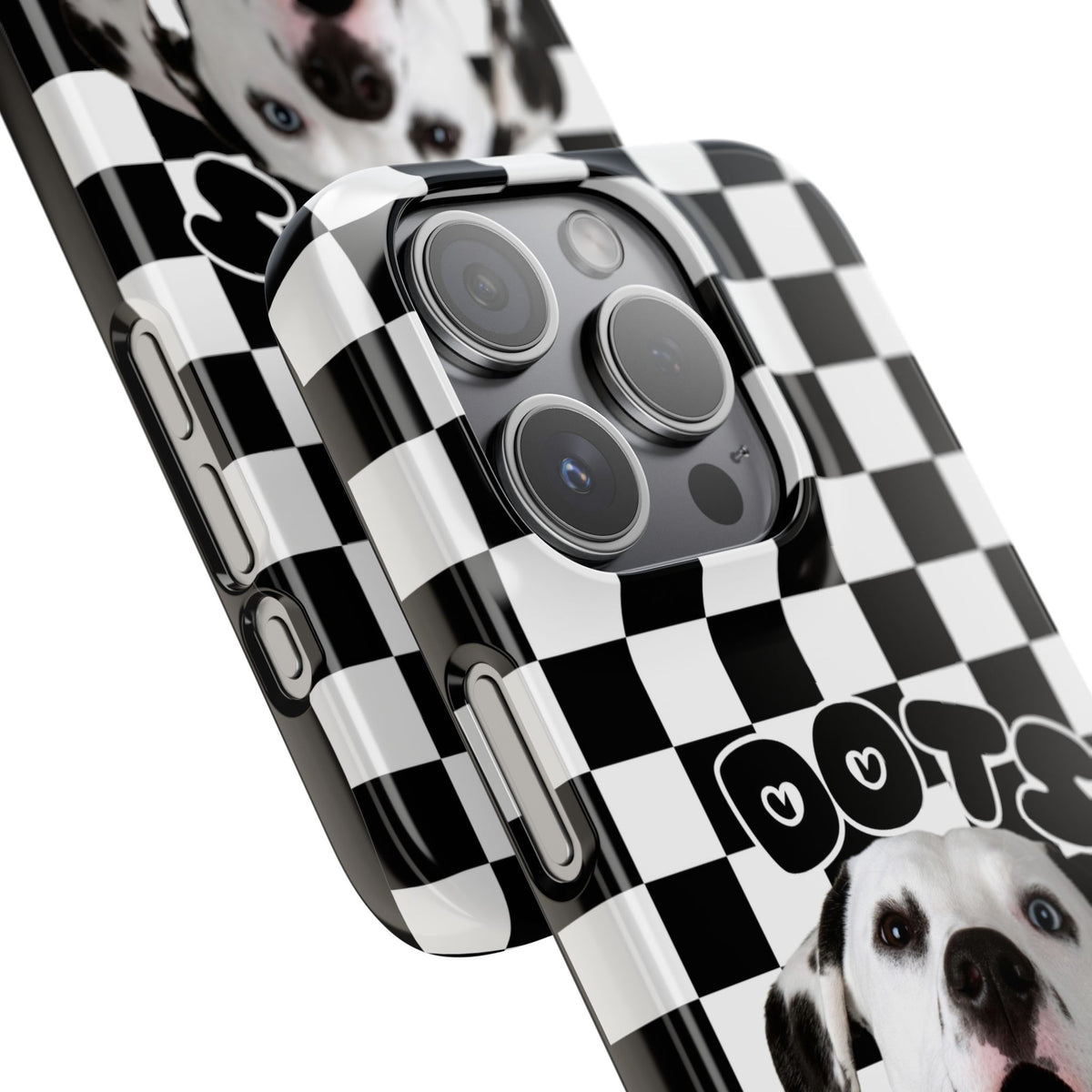 Dalmatian 'Dots' Checkerboard Phone Case