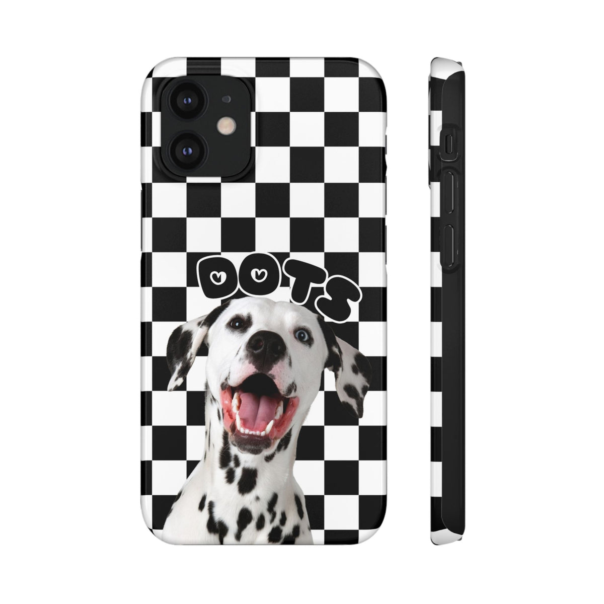 Dalmatian 'Dots' Checkerboard Phone Case
