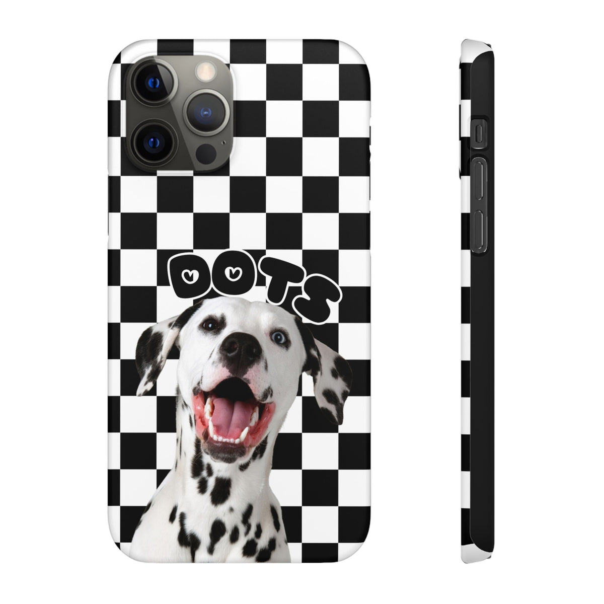 Dalmatian 'Dots' Checkerboard Phone Case