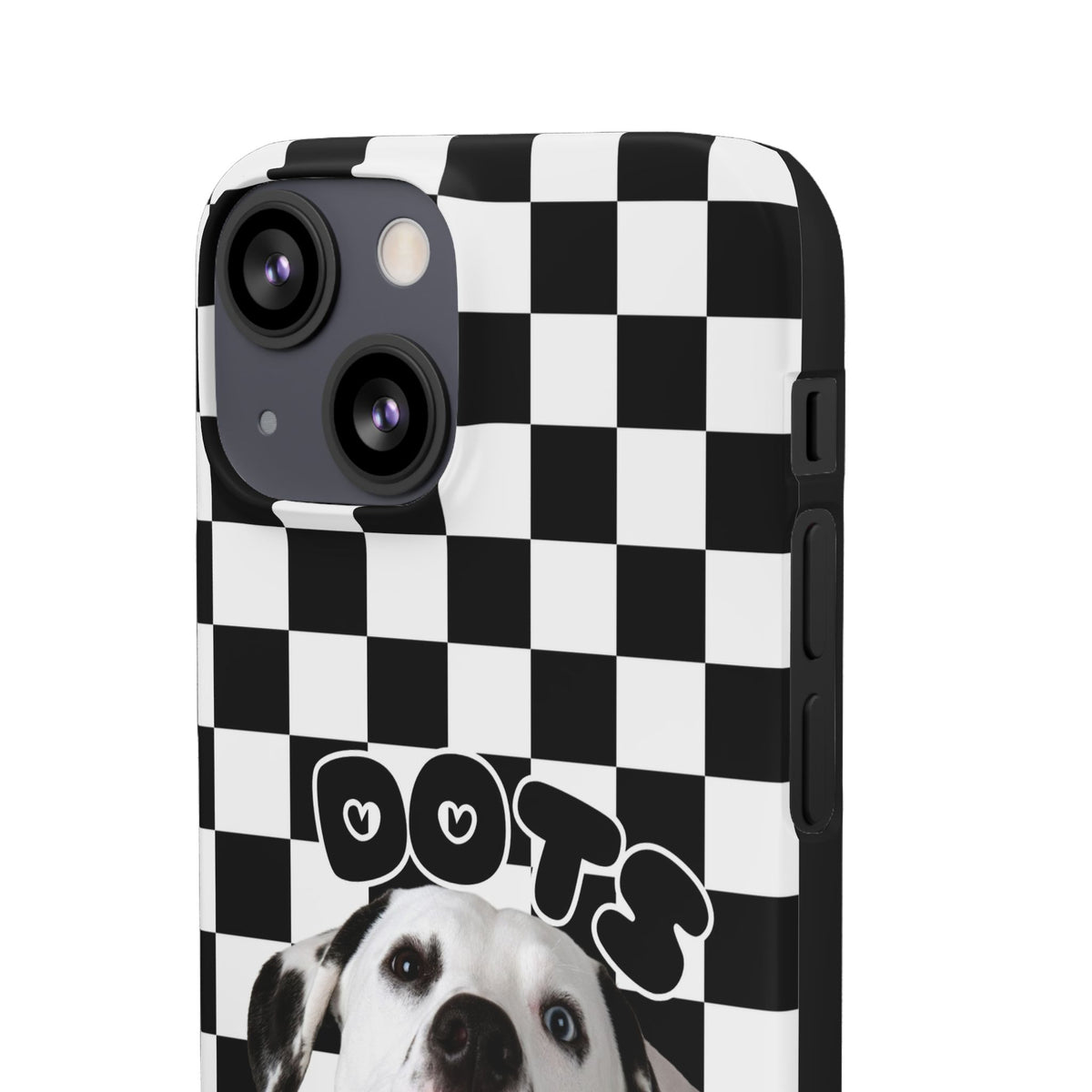 Dalmatian 'Dots' Checkerboard Phone Case