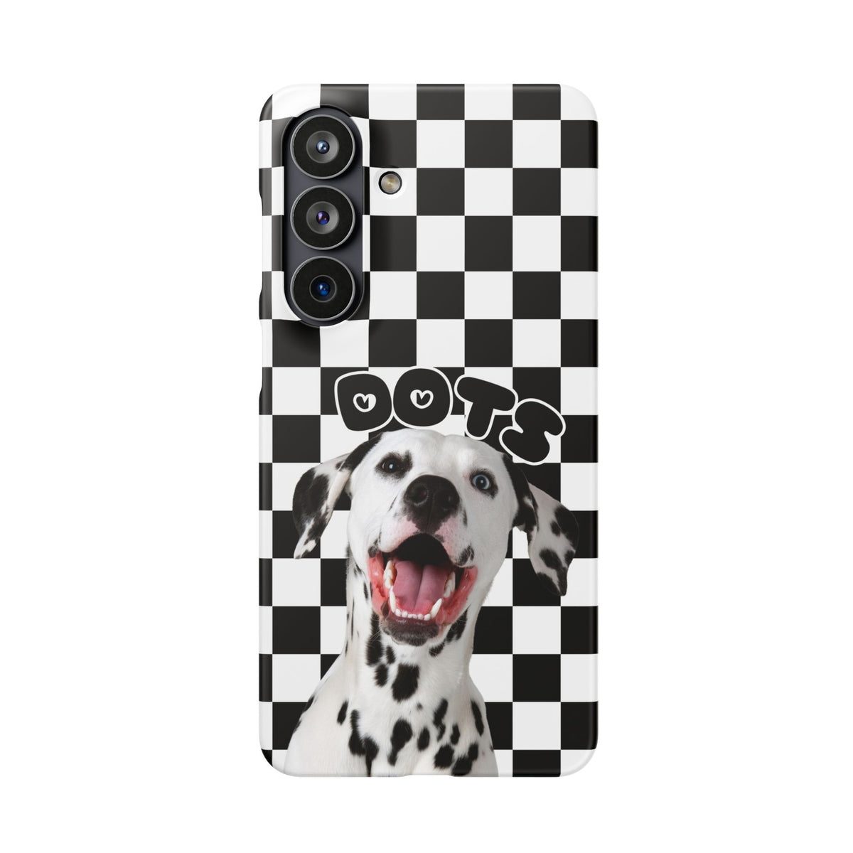 Dalmatian 'Dots' Checkerboard Phone Case