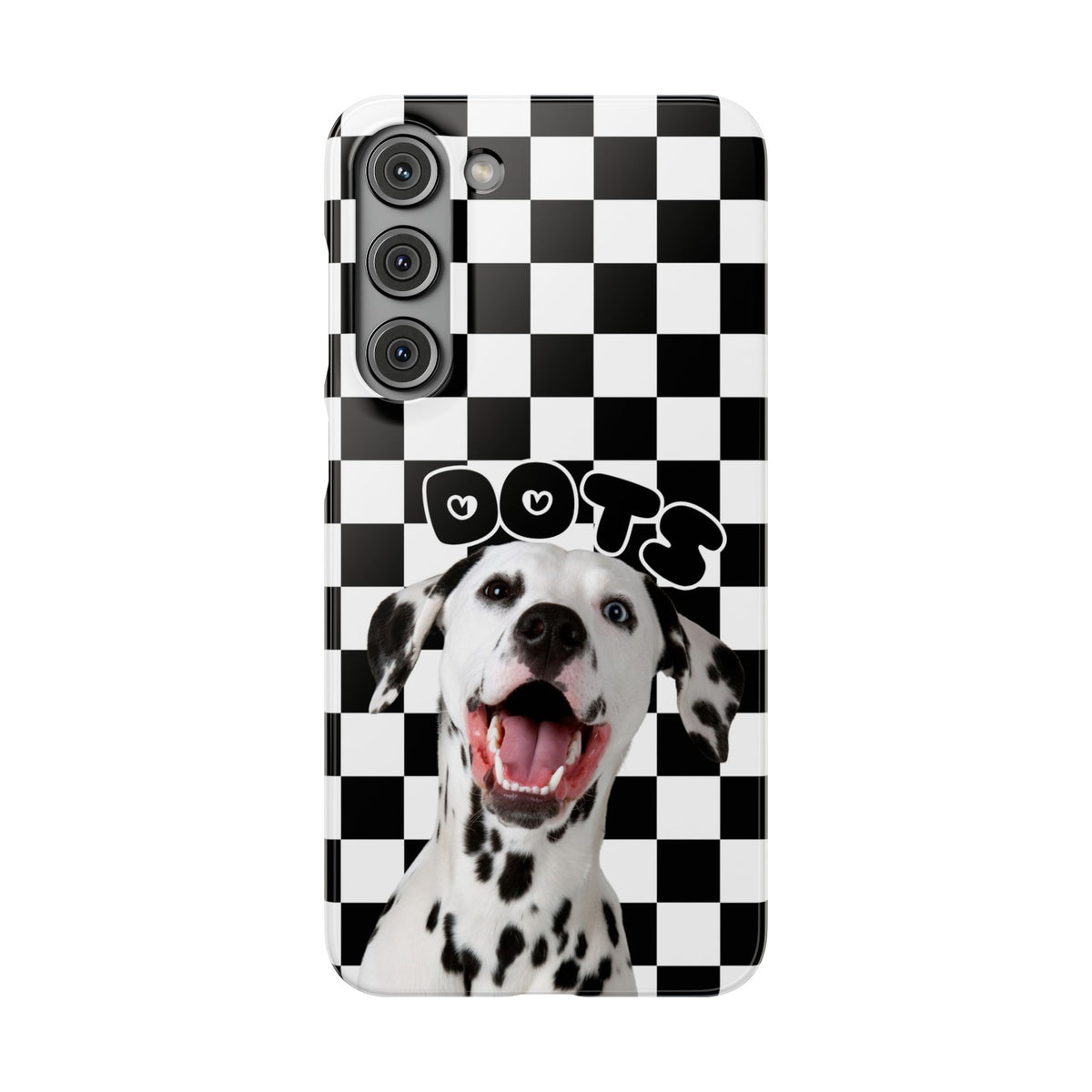 Dalmatian 'Dots' Checkerboard Phone Case