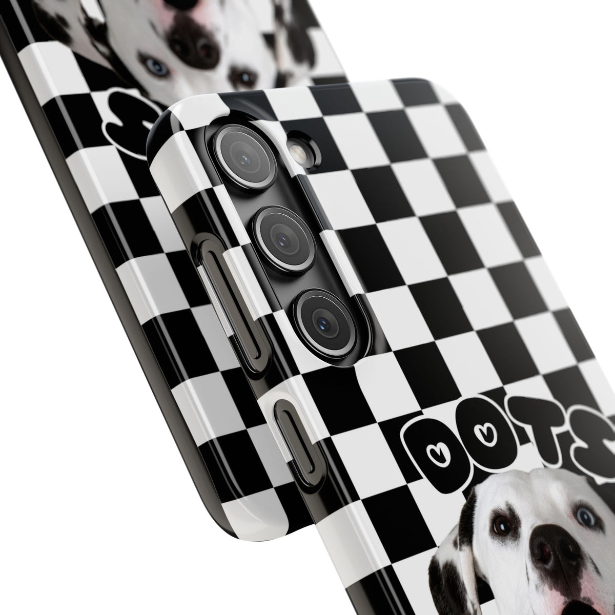 Dalmatian 'Dots' Checkerboard Phone Case