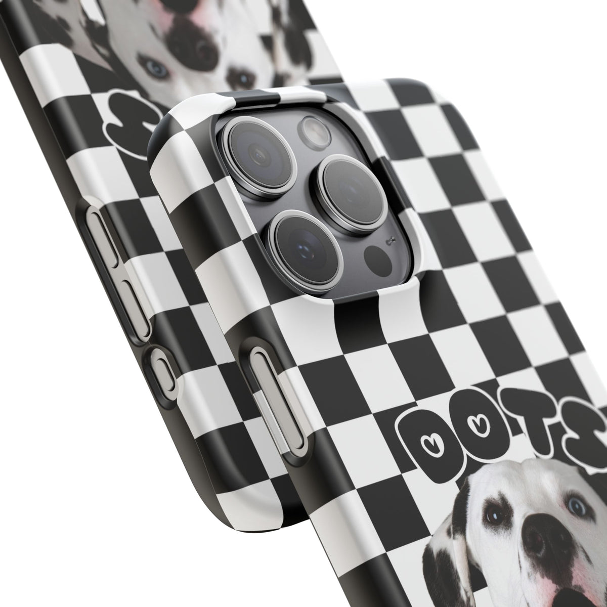 Dalmatian 'Dots' Checkerboard Phone Case