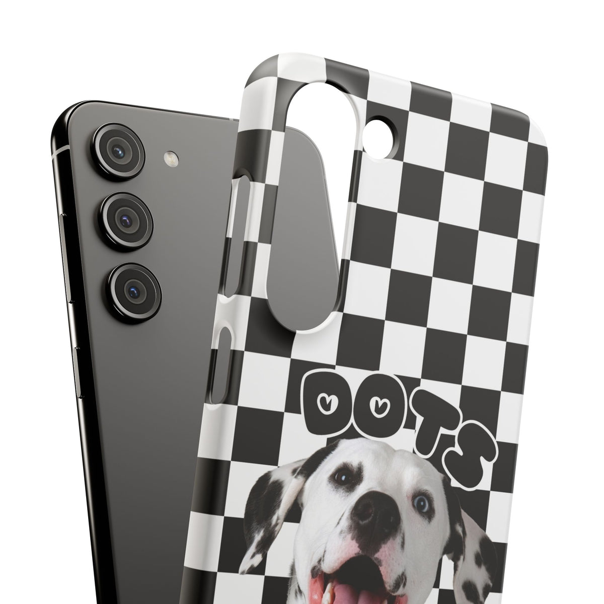 Dalmatian 'Dots' Checkerboard Phone Case