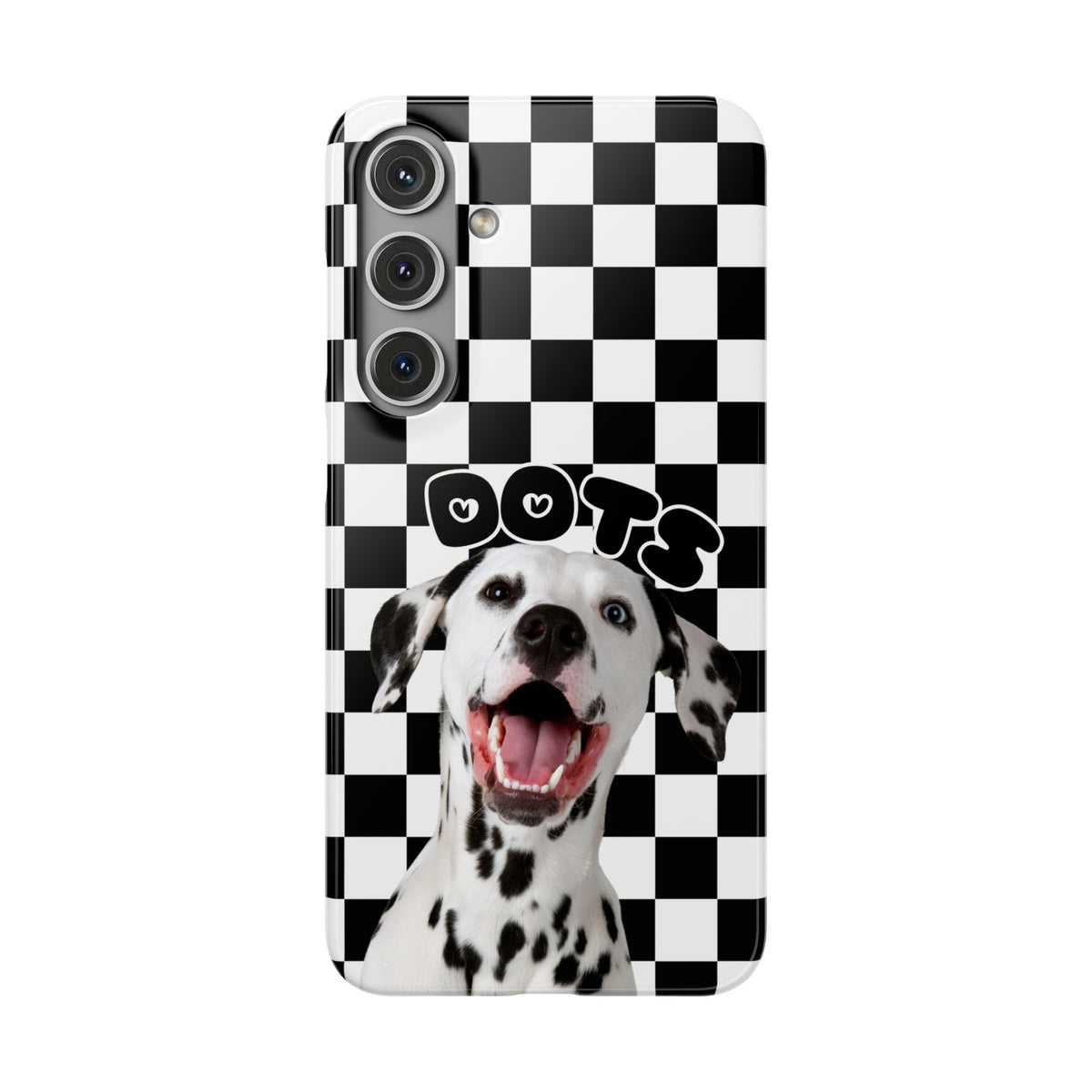 Dalmatian 'Dots' Checkerboard Phone Case