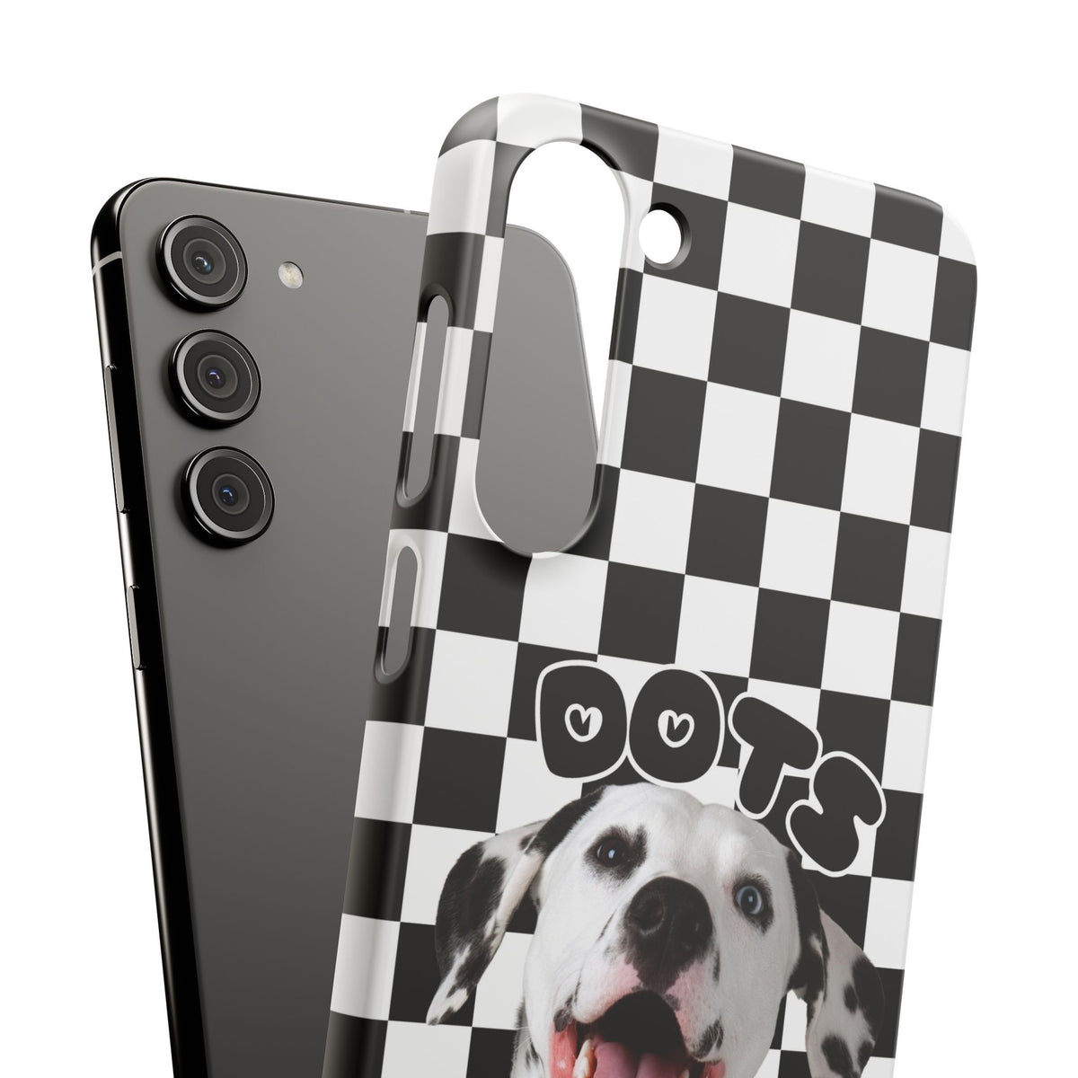 Dalmatian 'Dots' Checkerboard Phone Case