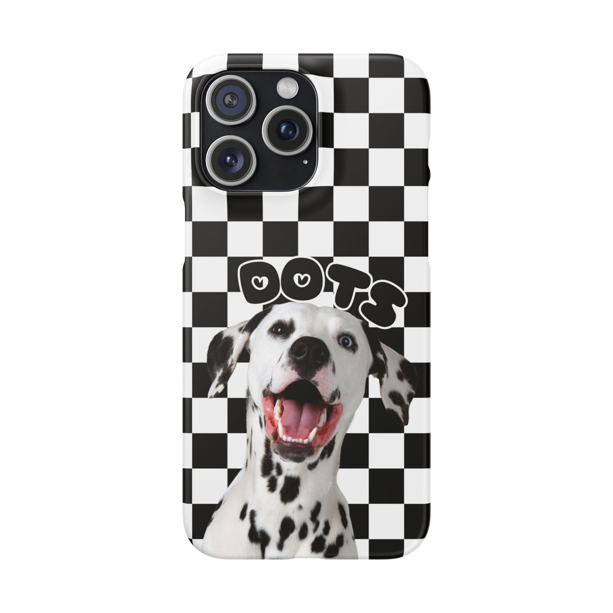 Dalmatian 'Dots' Checkerboard Phone Case