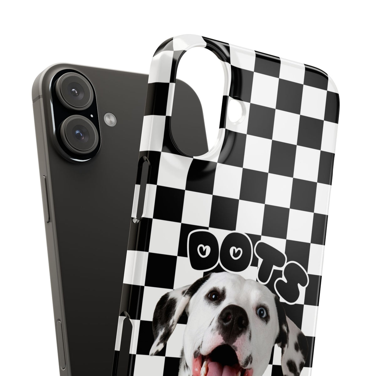 Dalmatian 'Dots' Checkerboard Phone Case