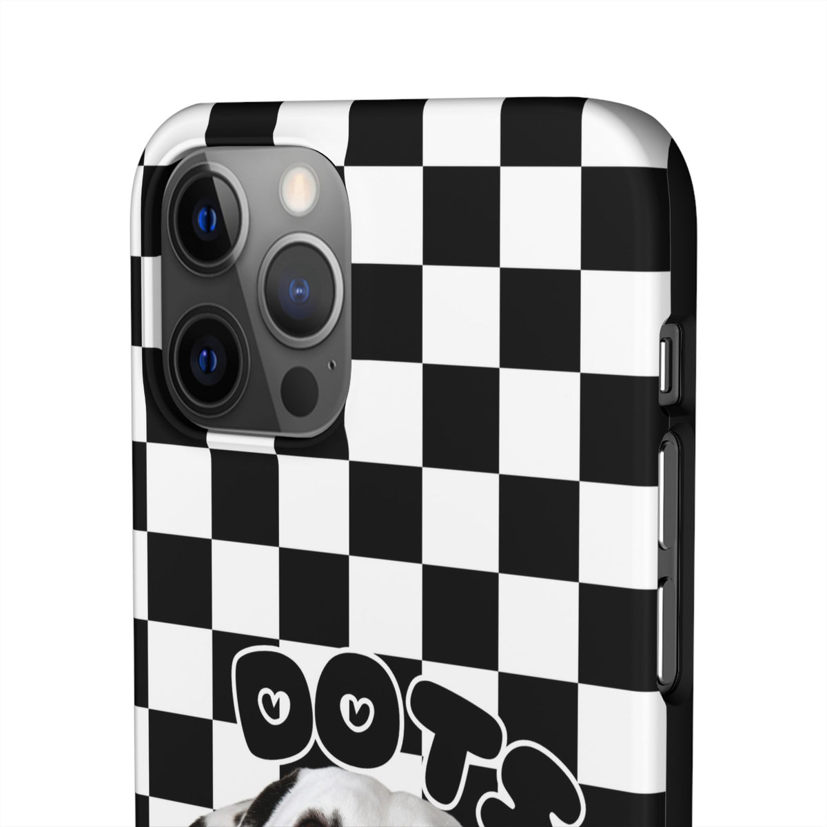 Dalmatian 'Dots' Checkerboard Phone Case
