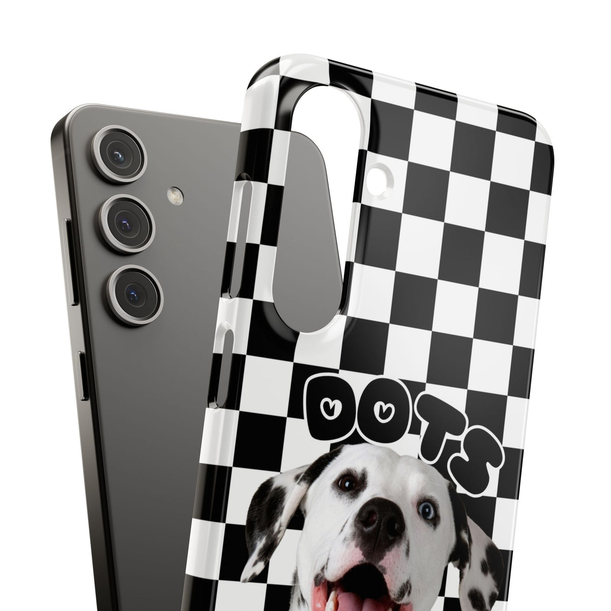 Dalmatian 'Dots' Checkerboard Phone Case