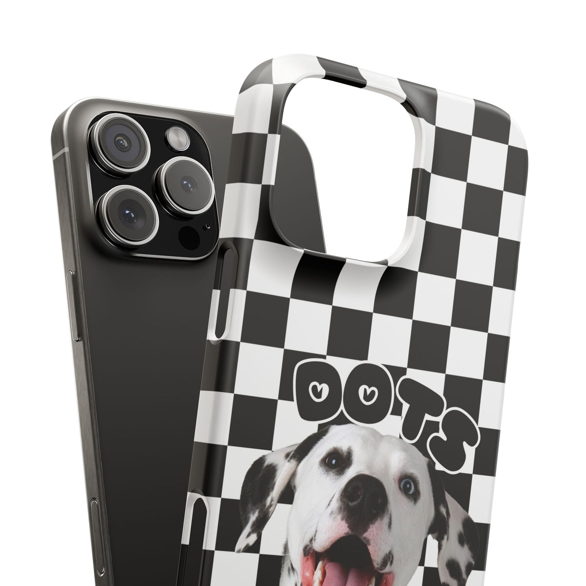Dalmatian 'Dots' Checkerboard Phone Case