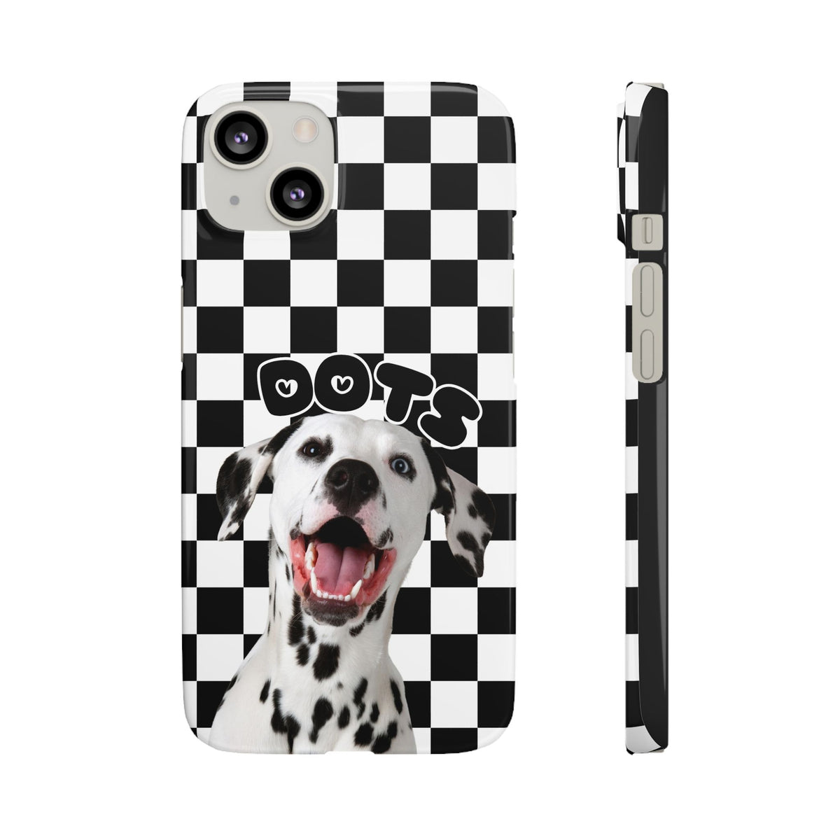 Dalmatian 'Dots' Checkerboard Phone Case