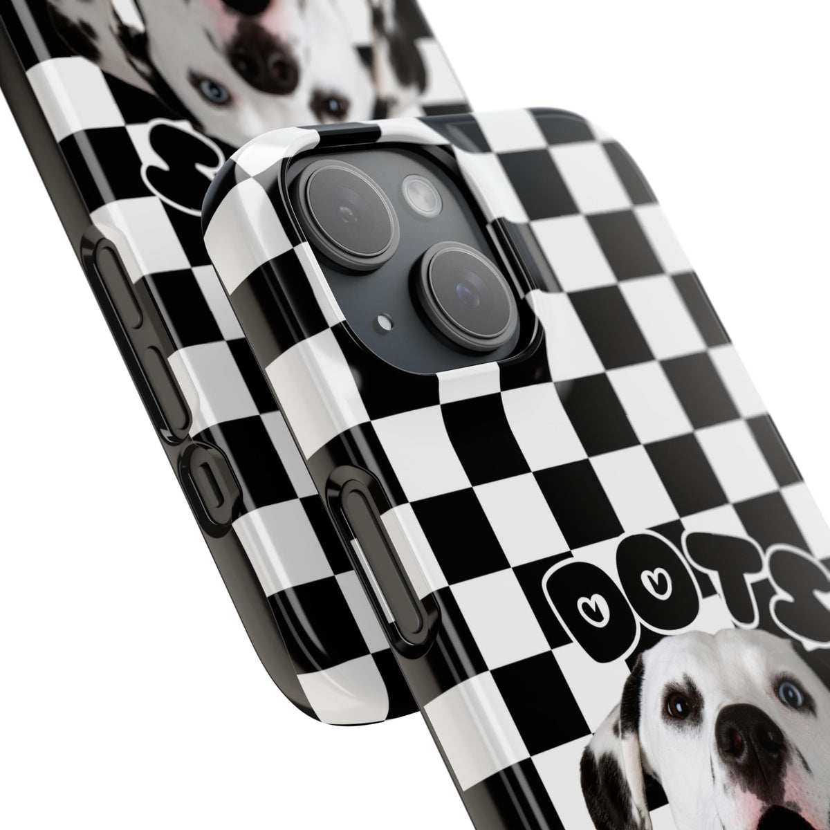 Dalmatian 'Dots' Checkerboard Phone Case