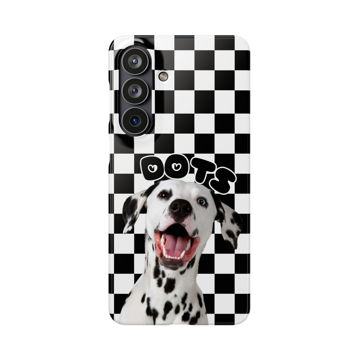Dalmatian 'Dots' Checkerboard Phone Case