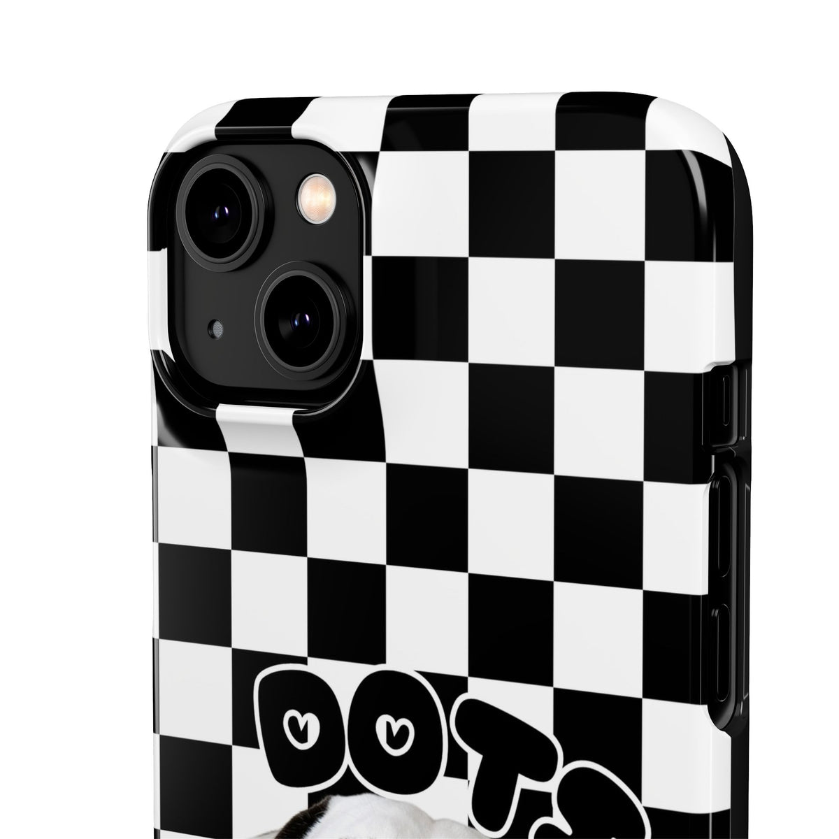 Dalmatian 'Dots' Checkerboard Phone Case