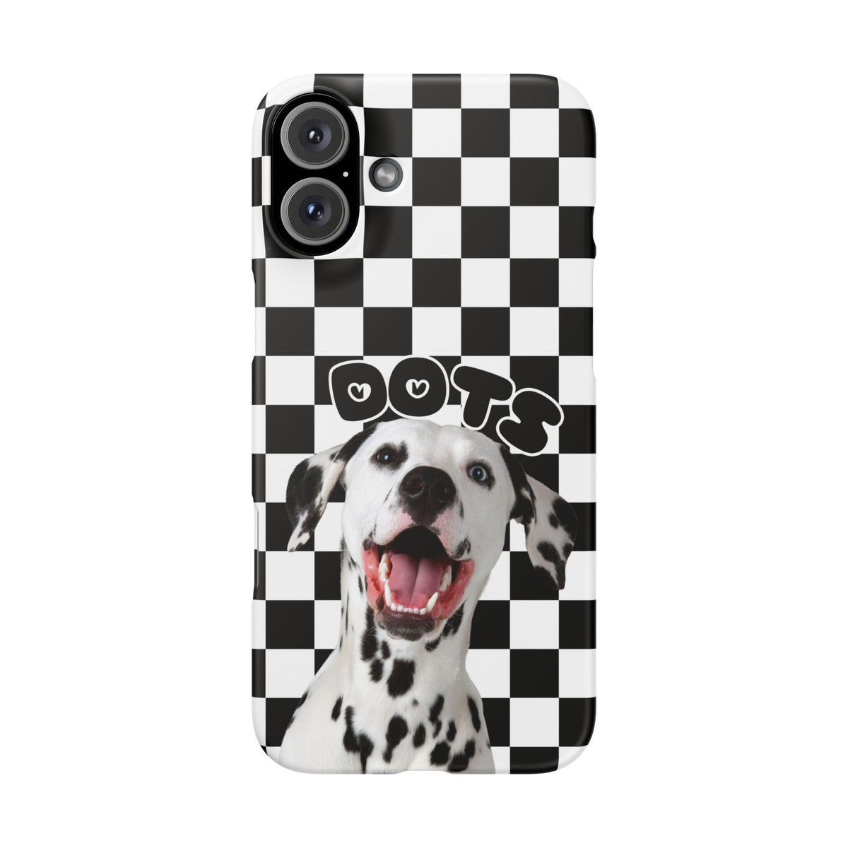 Dalmatian 'Dots' Checkerboard Phone Case