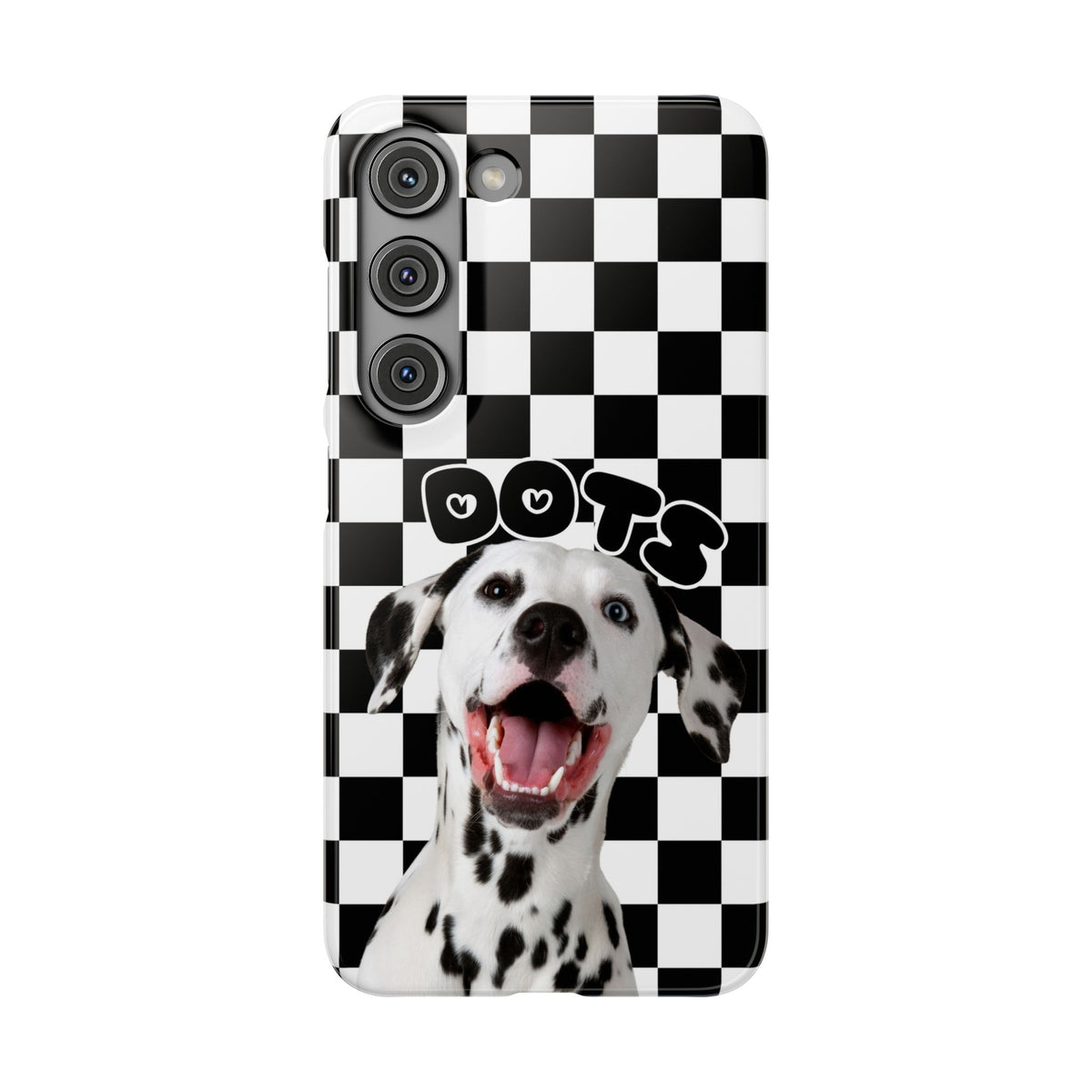 Dalmatian 'Dots' Checkerboard Phone Case