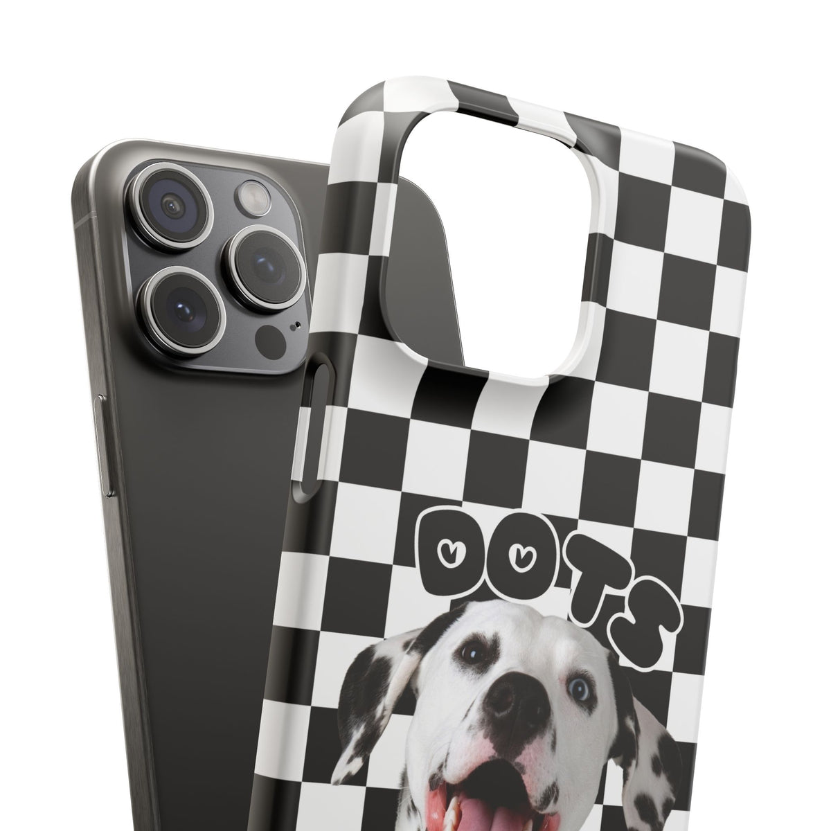 Dalmatian 'Dots' Checkerboard Phone Case