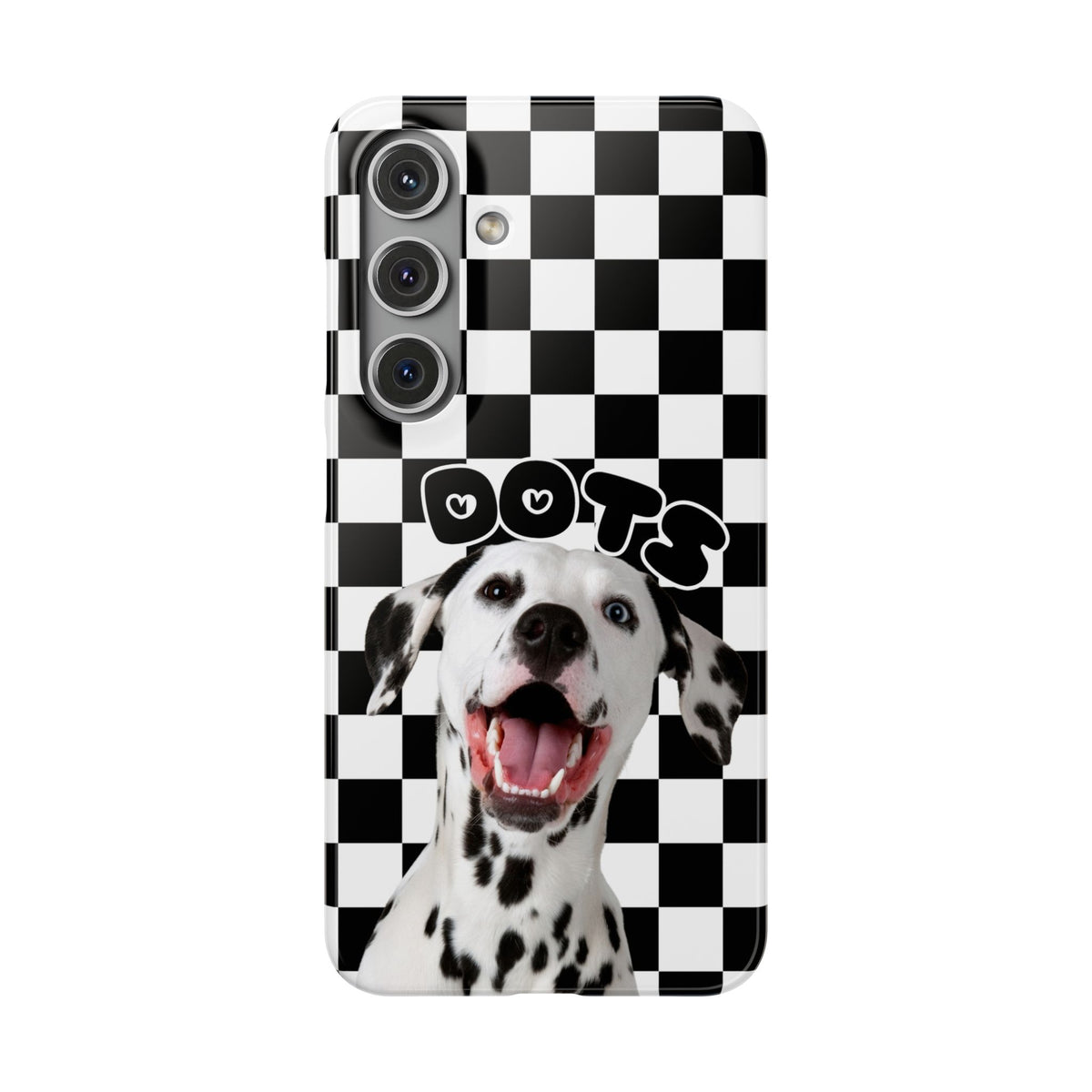 Dalmatian 'Dots' Checkerboard Phone Case