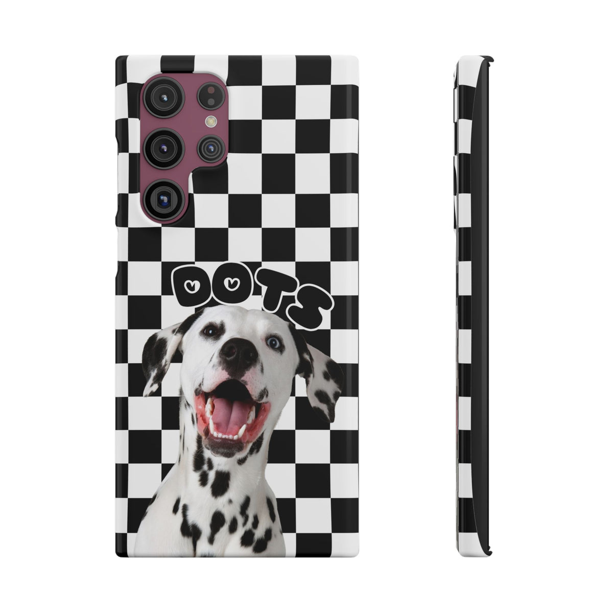 Dalmatian 'Dots' Checkerboard Phone Case