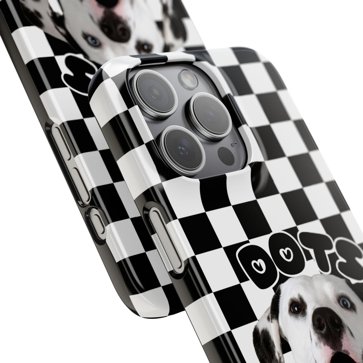 Dalmatian 'Dots' Checkerboard Phone Case