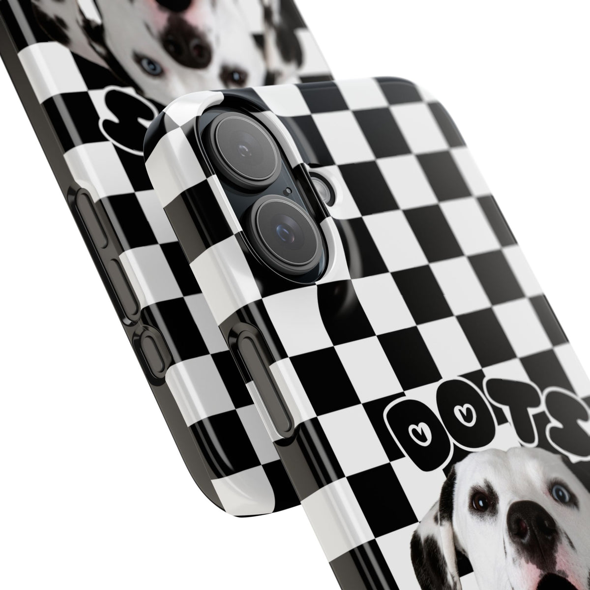 Dalmatian 'Dots' Checkerboard Phone Case