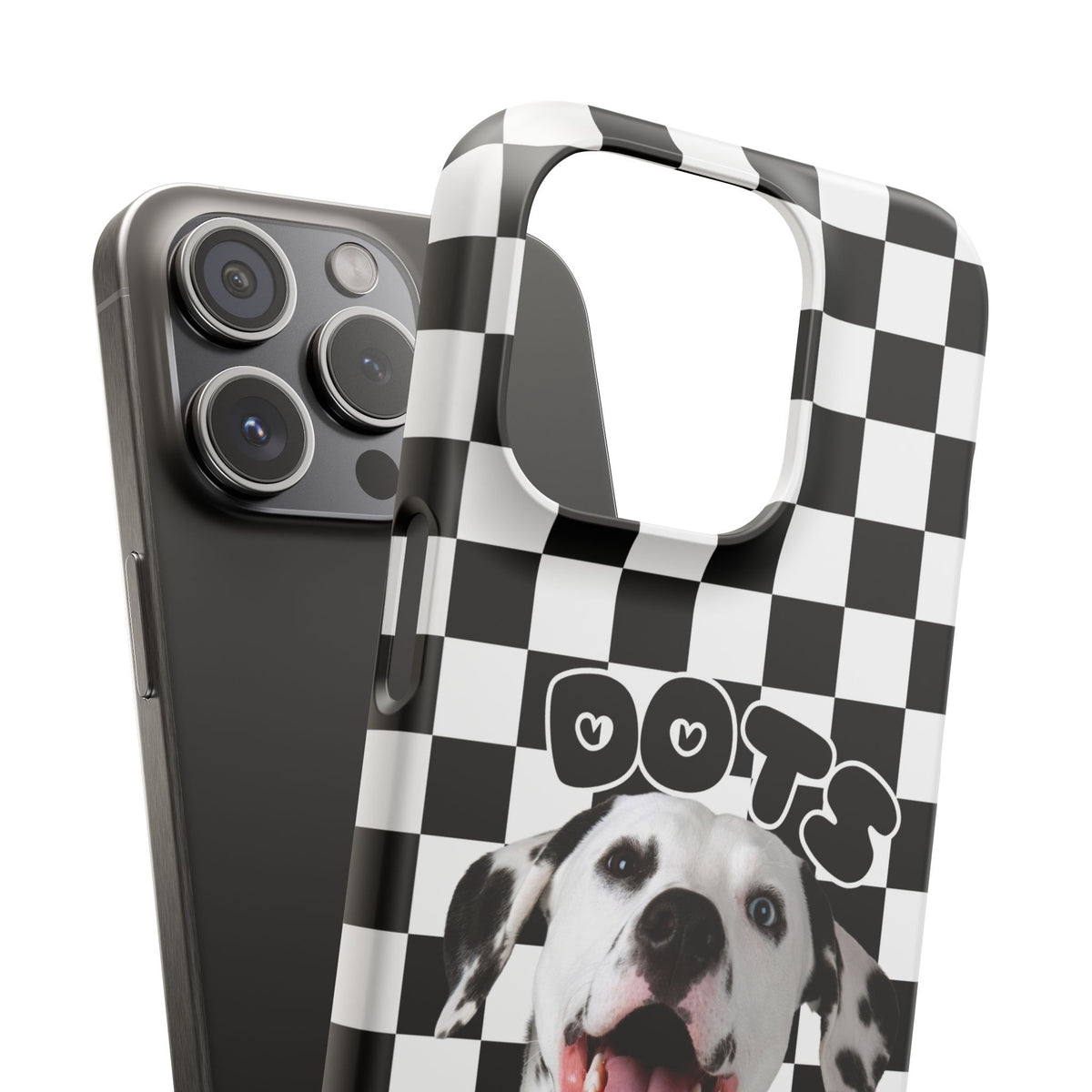 Dalmatian 'Dots' Checkerboard Phone Case
