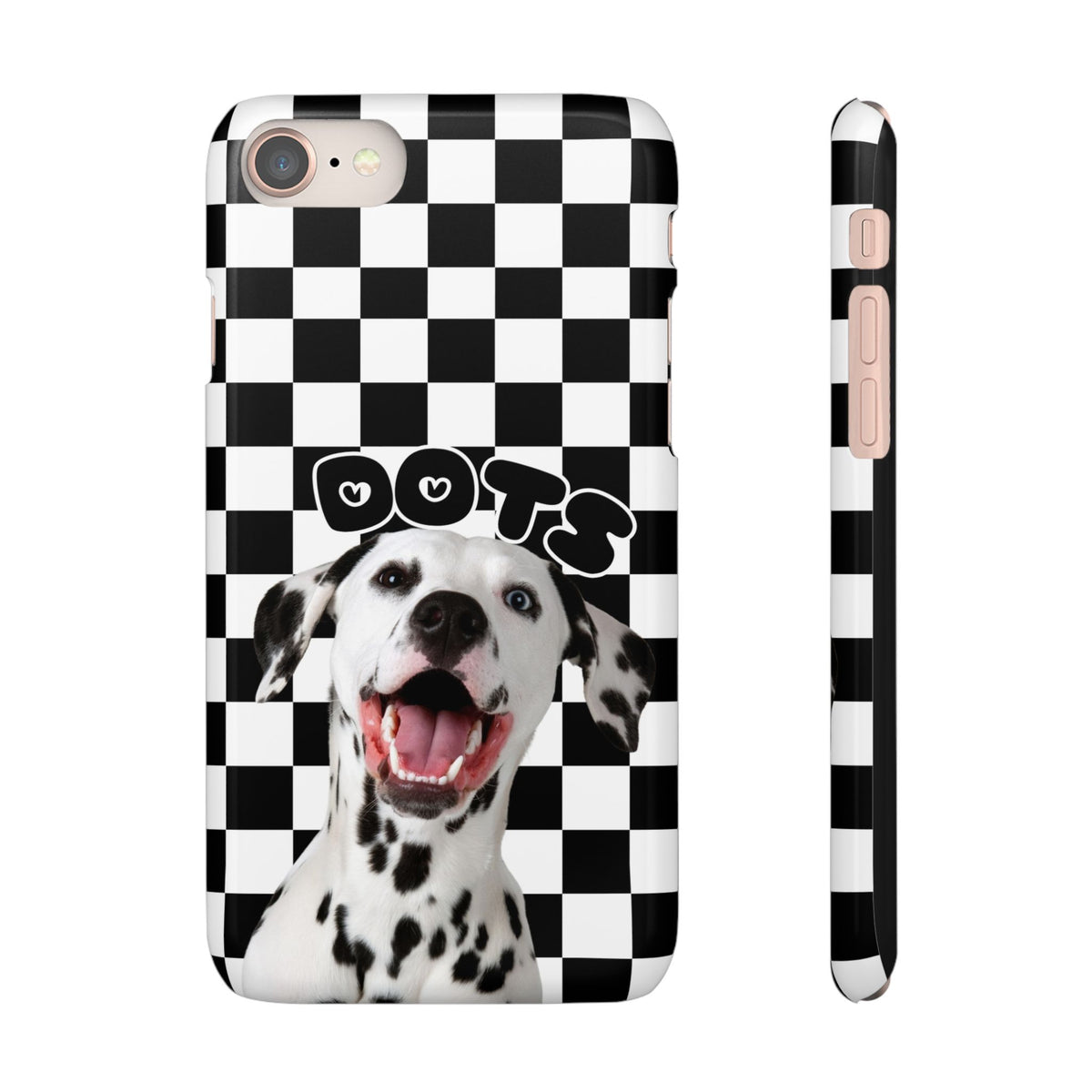 Dalmatian 'Dots' Checkerboard Phone Case